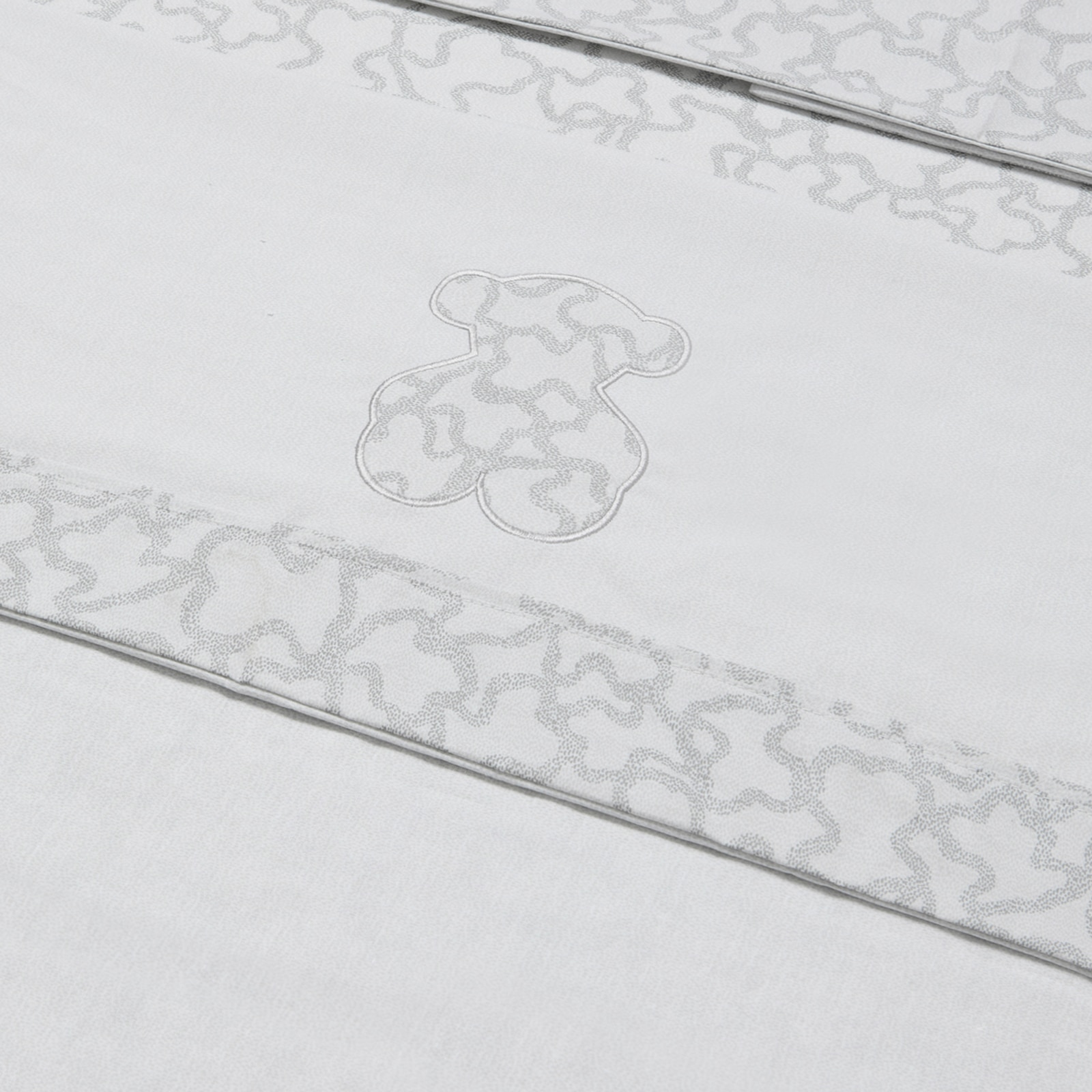 Conjunto de Lençóis de Três Peças para Berço (60x120 Cm) Tous Baby Hkaos em Cinzento Cinzento-3