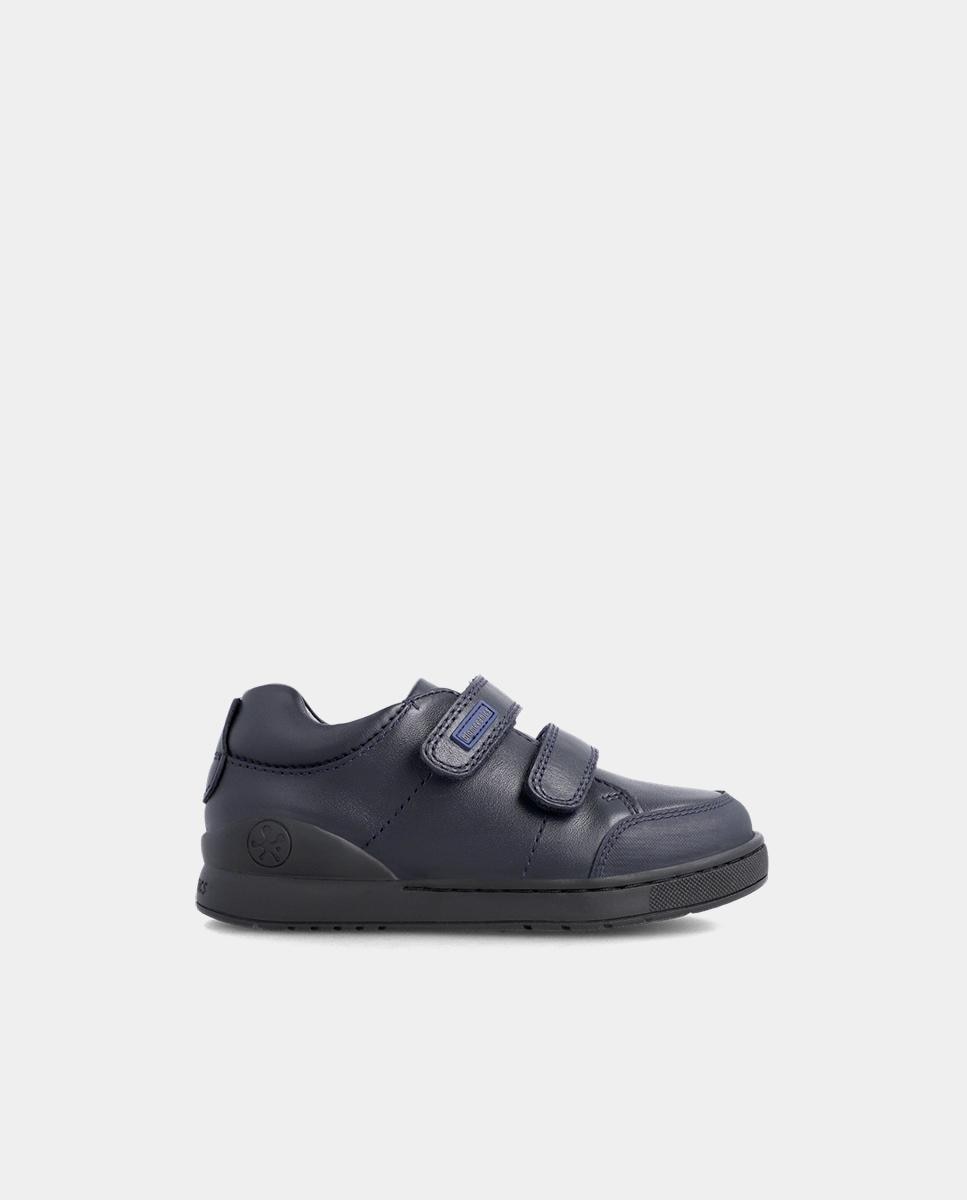 Imagem 0 de Sapatos de Bebé com Biqueira Reforçada e Duplo Fecho Aderente - Azul-Marinho