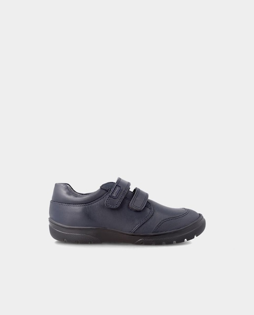 Imagem 0 de Sapatos de Colégio Infantil em Pele com Fecho Ajustável