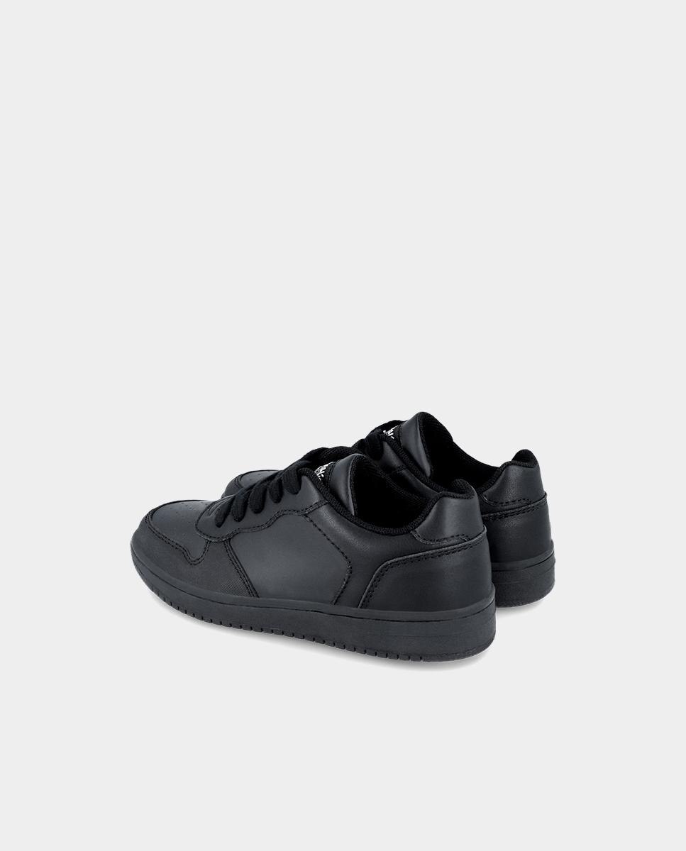 Sapatilhas Desportivas Infantil de Pele com Atacadores Garvalín Preto-3