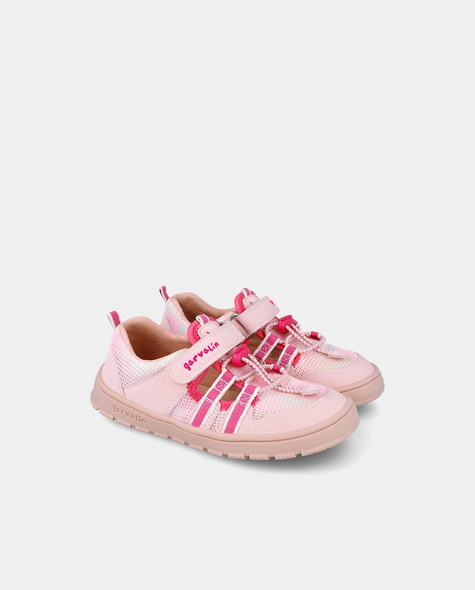 Sapatilhas Desportivas Respeitosas com o Crescimento Do Pé e Velcro Garvalín Rosa-2