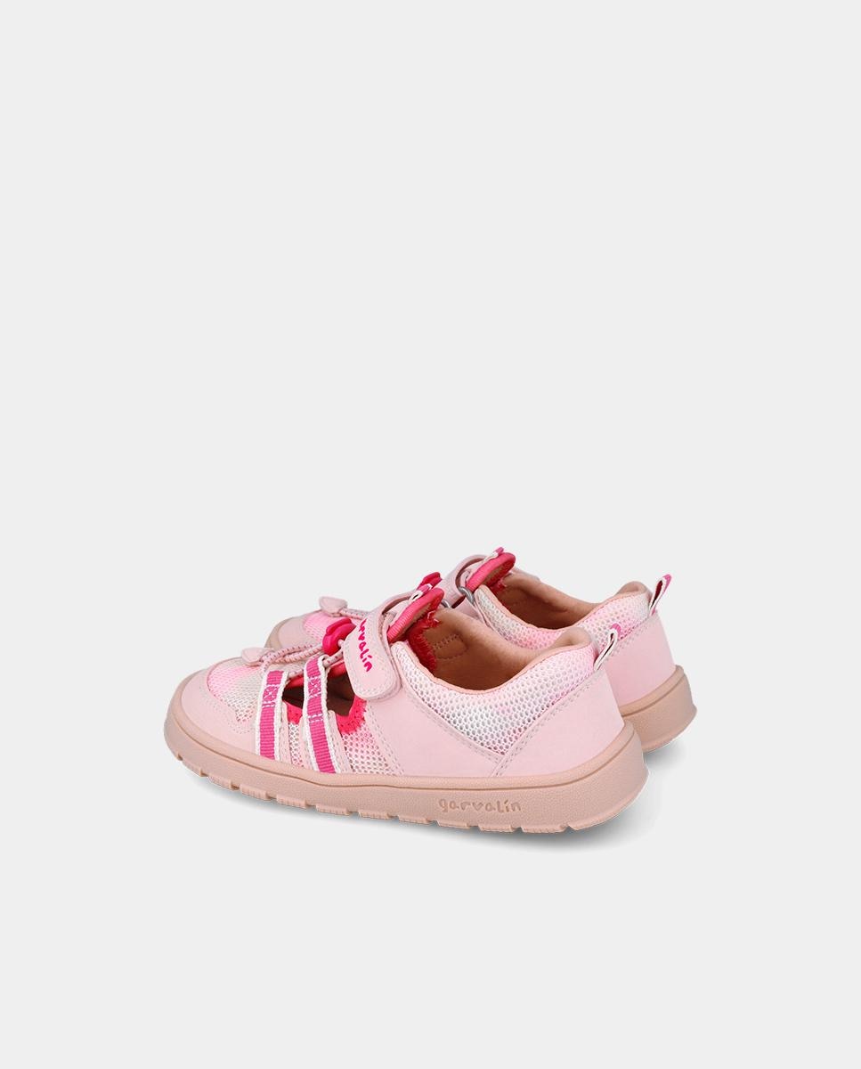 Sapatilhas Desportivas Respeitosas com o Crescimento Do Pé e Velcro Garvalín Rosa-5