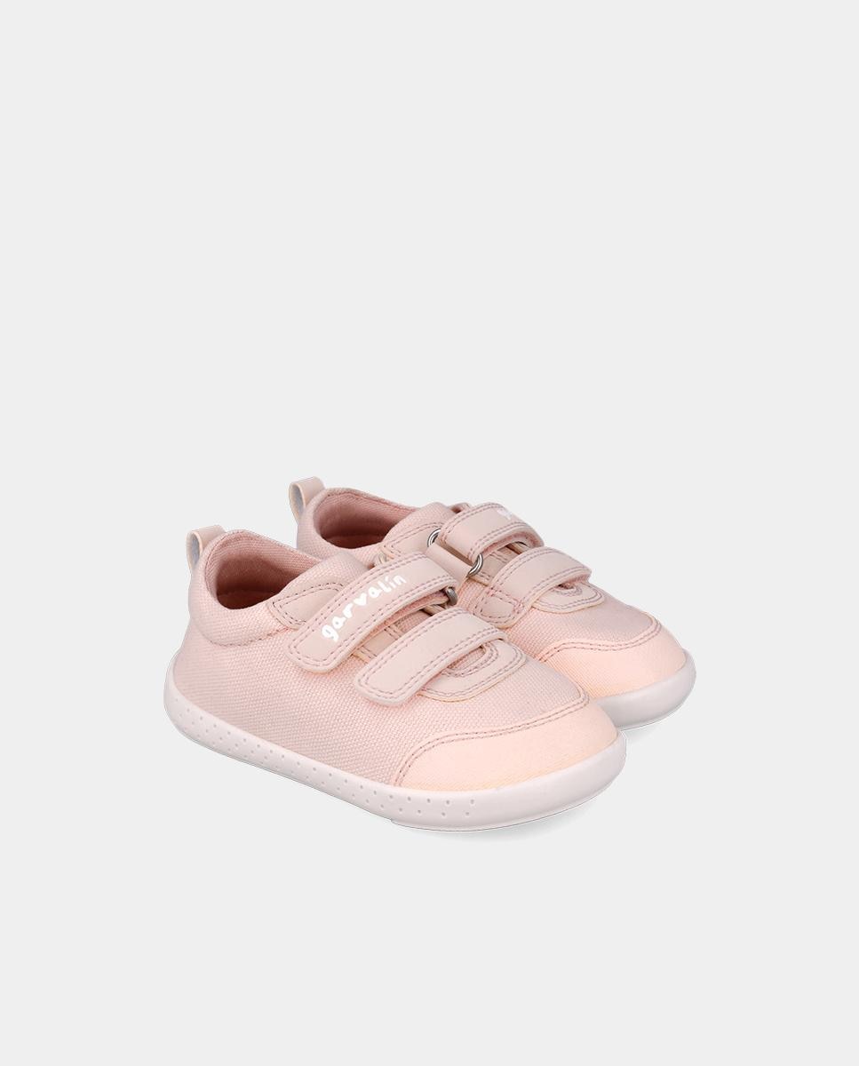 Sapatilhas Desportivas Respeitosas com o Crescimento Do Pé e Velcro Garvalín Rosa-pastel-2