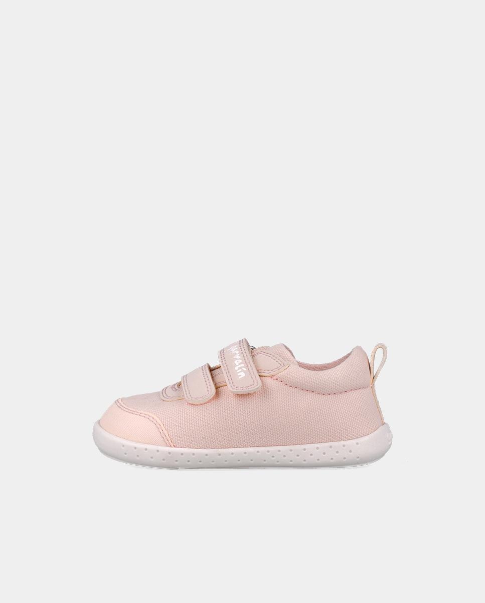 Sapatilhas Desportivas Respeitosas com o Crescimento Do Pé e Velcro Garvalín Rosa-pastel-6