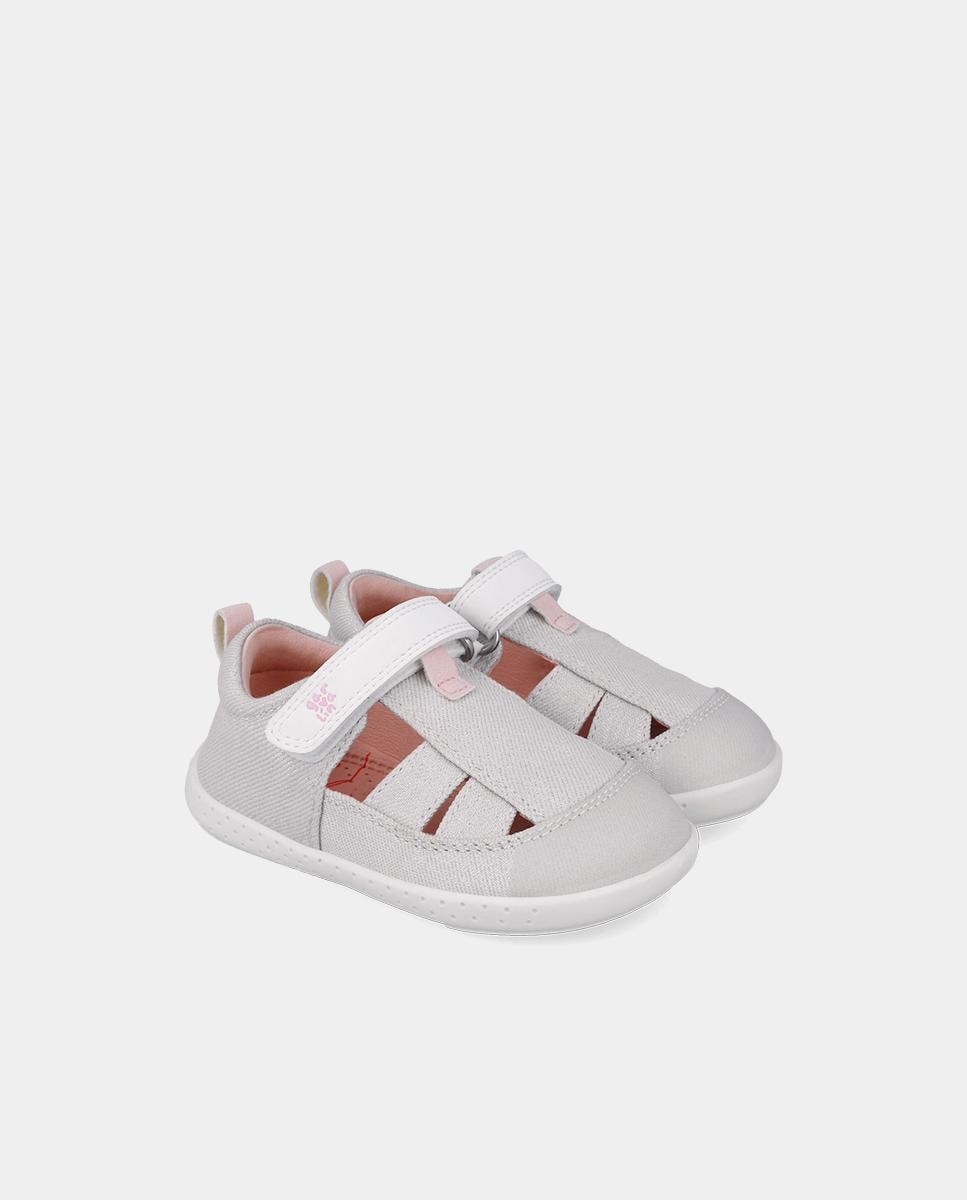 Sapatilhas Desportivas Respeitosas com o Crescimento Do Pé e Velcro Garvalín Branco-2