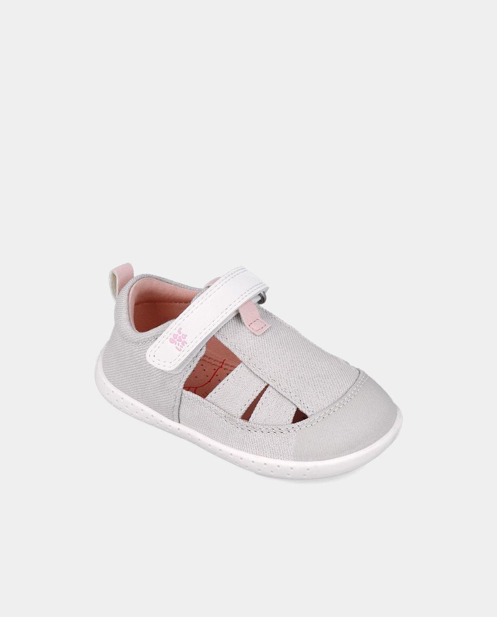 Sapatilhas Desportivas Respeitosas com o Crescimento Do Pé e Velcro Garvalín Branco-4