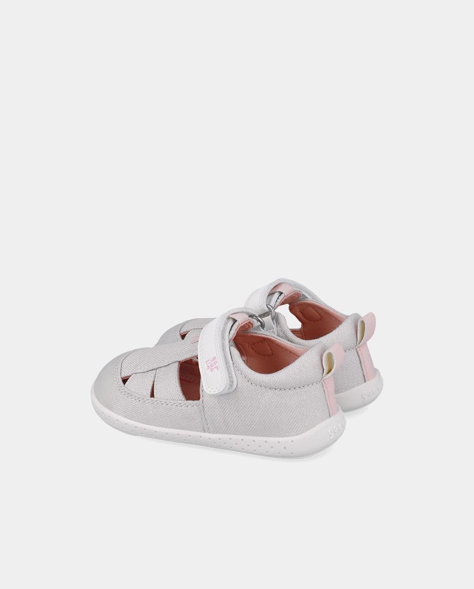 Sapatilhas Desportivas Respeitosas com o Crescimento Do Pé e Velcro Garvalín Branco-5