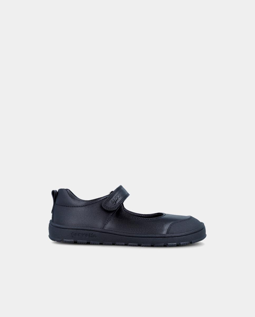 Imagem 0 de Sapatos de Presilha Infantil Escolar de Pele e Respeitosos com o Crescimento Natural Do Pé