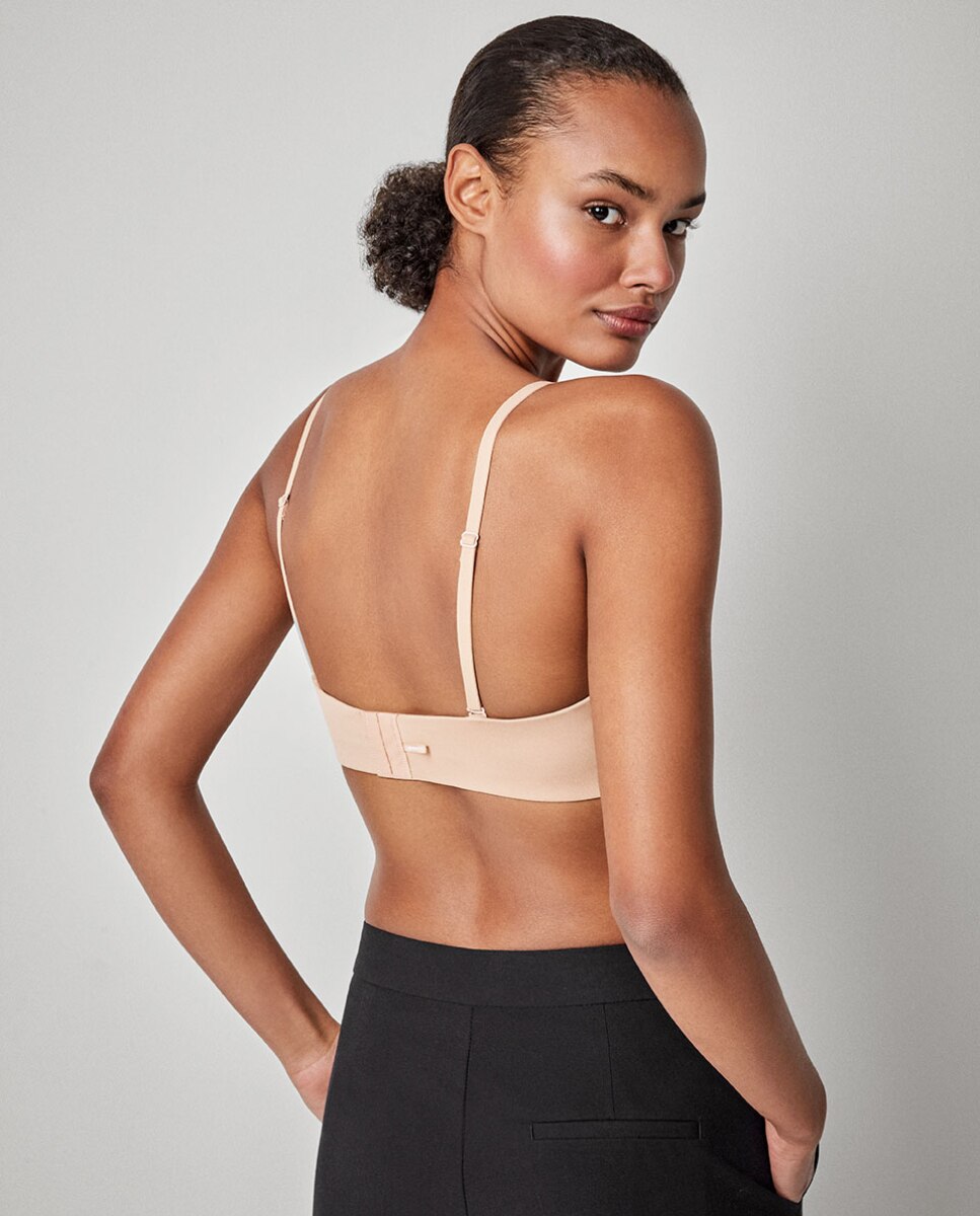 Soutien Básico com Aro e Alças Multiposições Bege-5