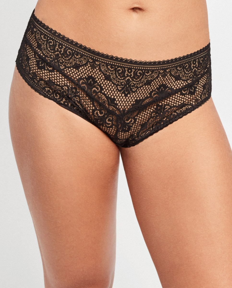 Imagem 0 de Culotte Boxer em Tecido de Renda