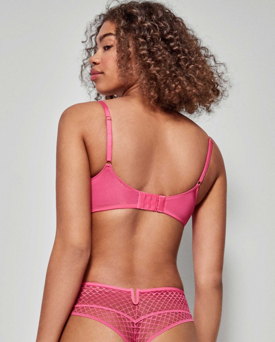 Soutien com Aro e Foam Rosa-4