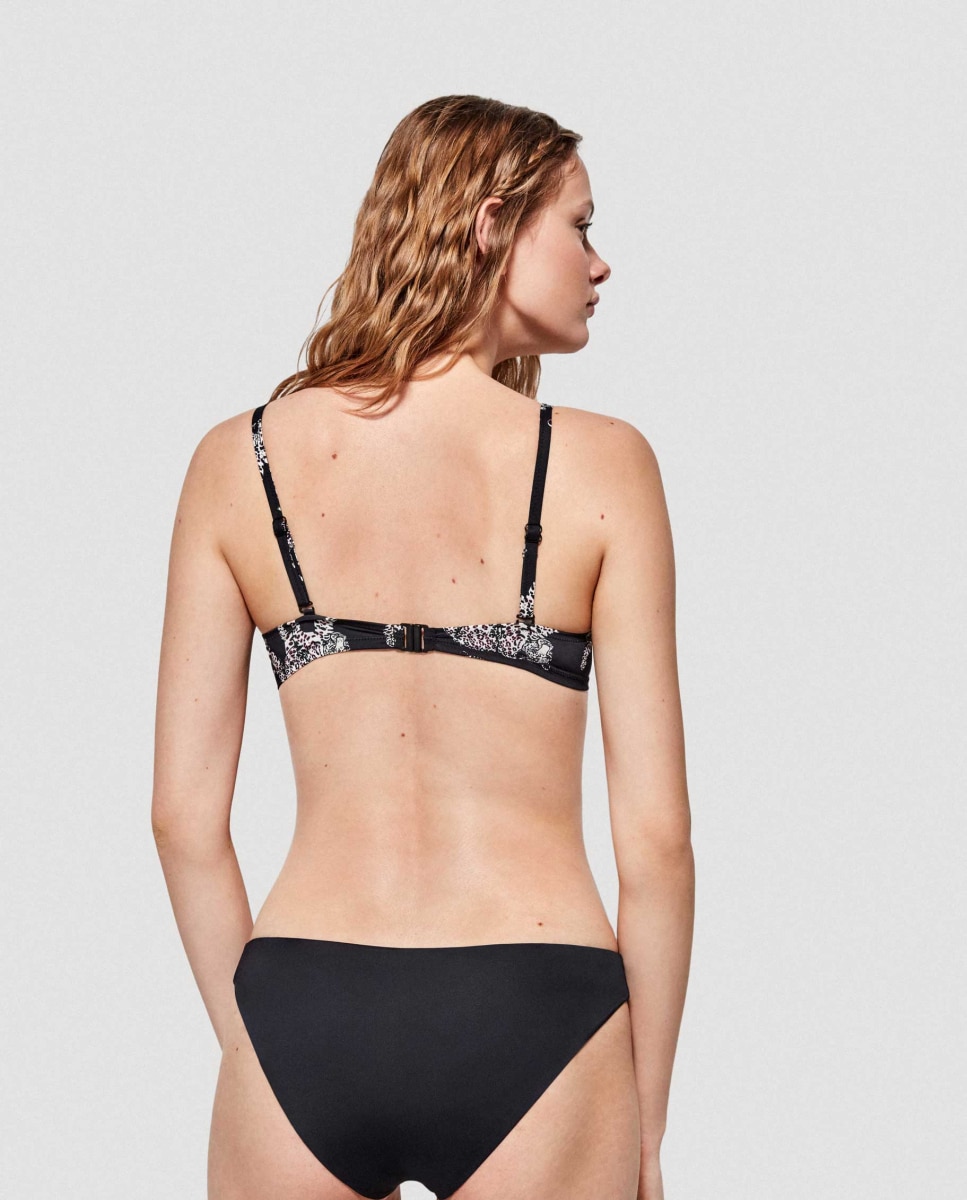 Cueca de Biquíni Reversível em Tecido Estampado Jaguar Multicolor-3