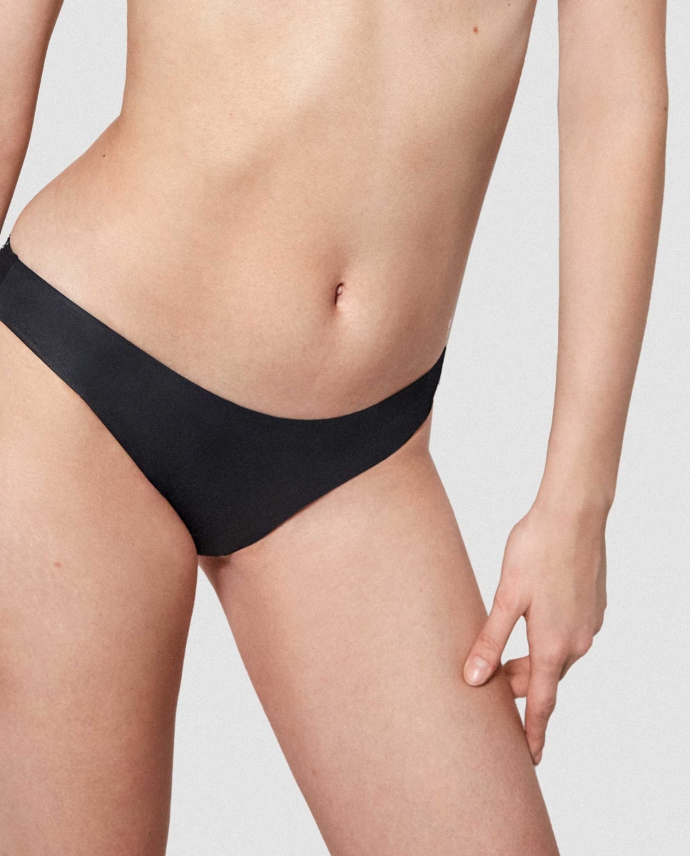 Cueca de Biquíni Reversível em Tecido Estampado Jaguar Multicolor-4