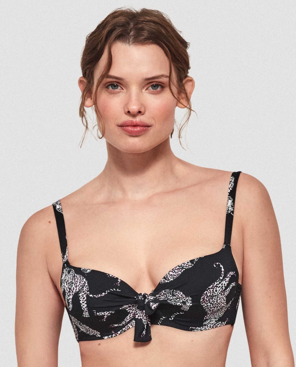 Imagem 0 de Top de Biquíni de Capacidade com Estampado