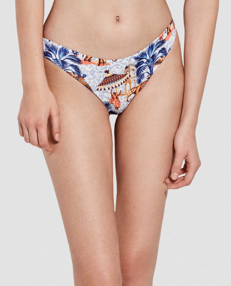 Imagem 0 de Cueca de Biquíni Clássica com Estampado Africano