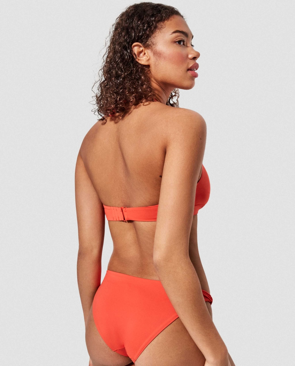 Cueca de Biquíni com Detalhe de Nós Laranja-2