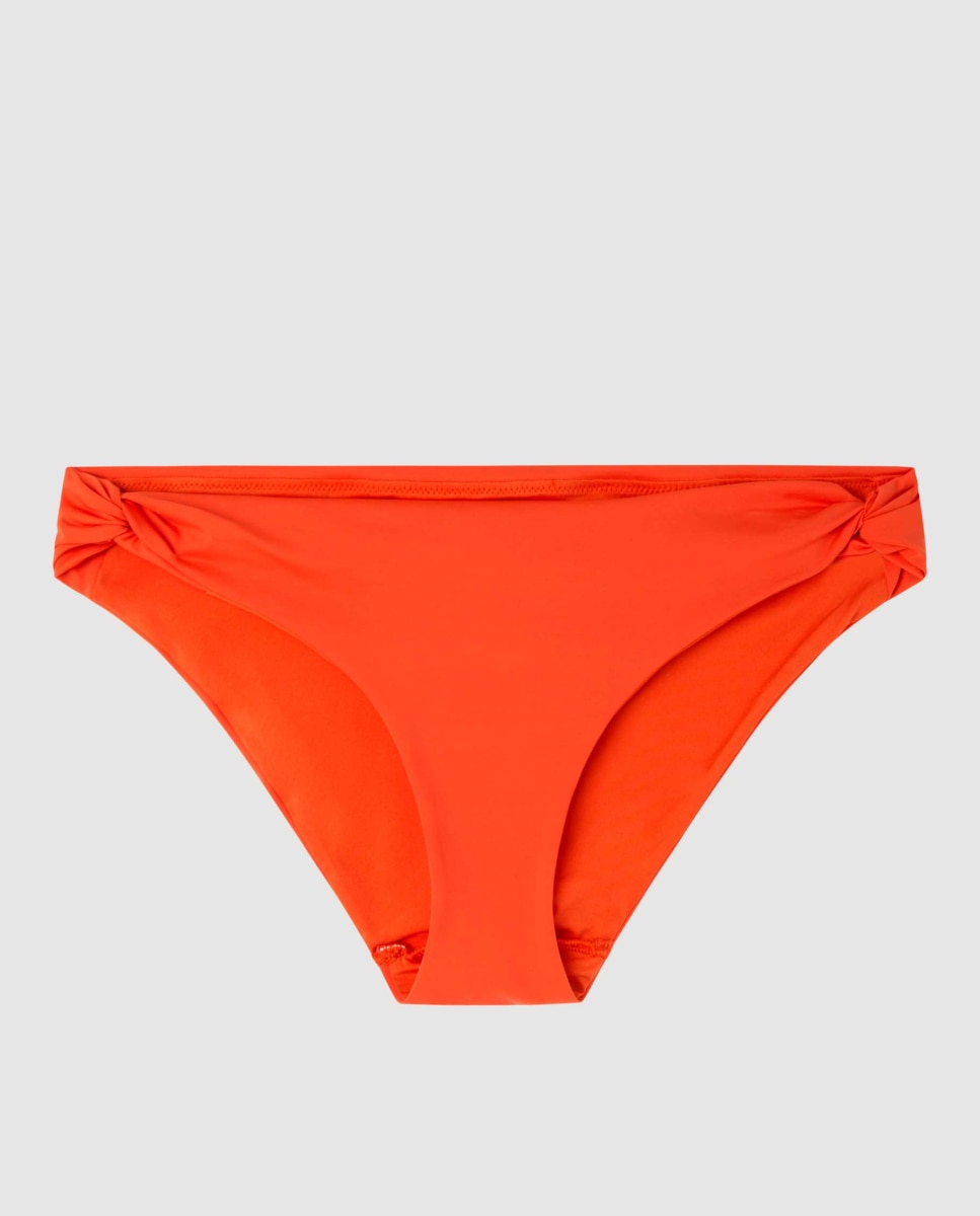 Cueca de Biquíni com Detalhe de Nós Laranja-5