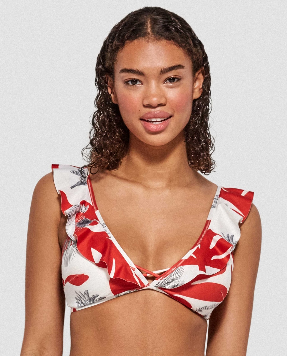 Imagem 0 de Top de Biquíni sem Aro com Estampado