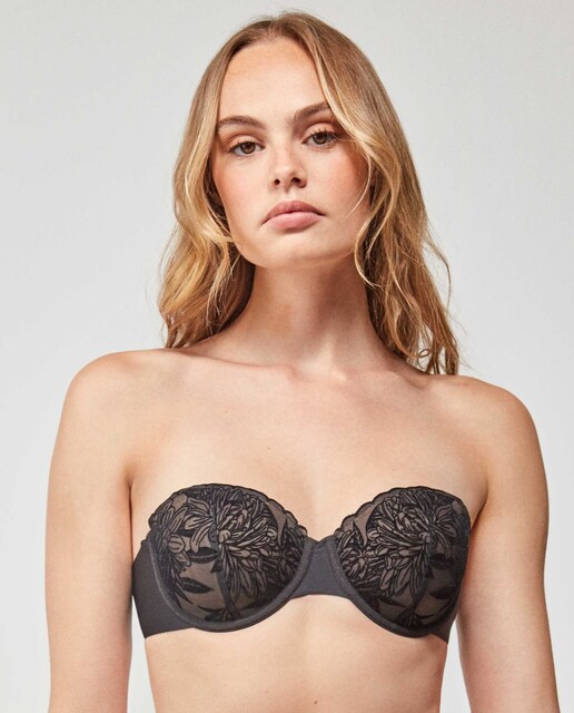 Imagem 0 de Soutien Bandeau Amovível com Decote Baixo