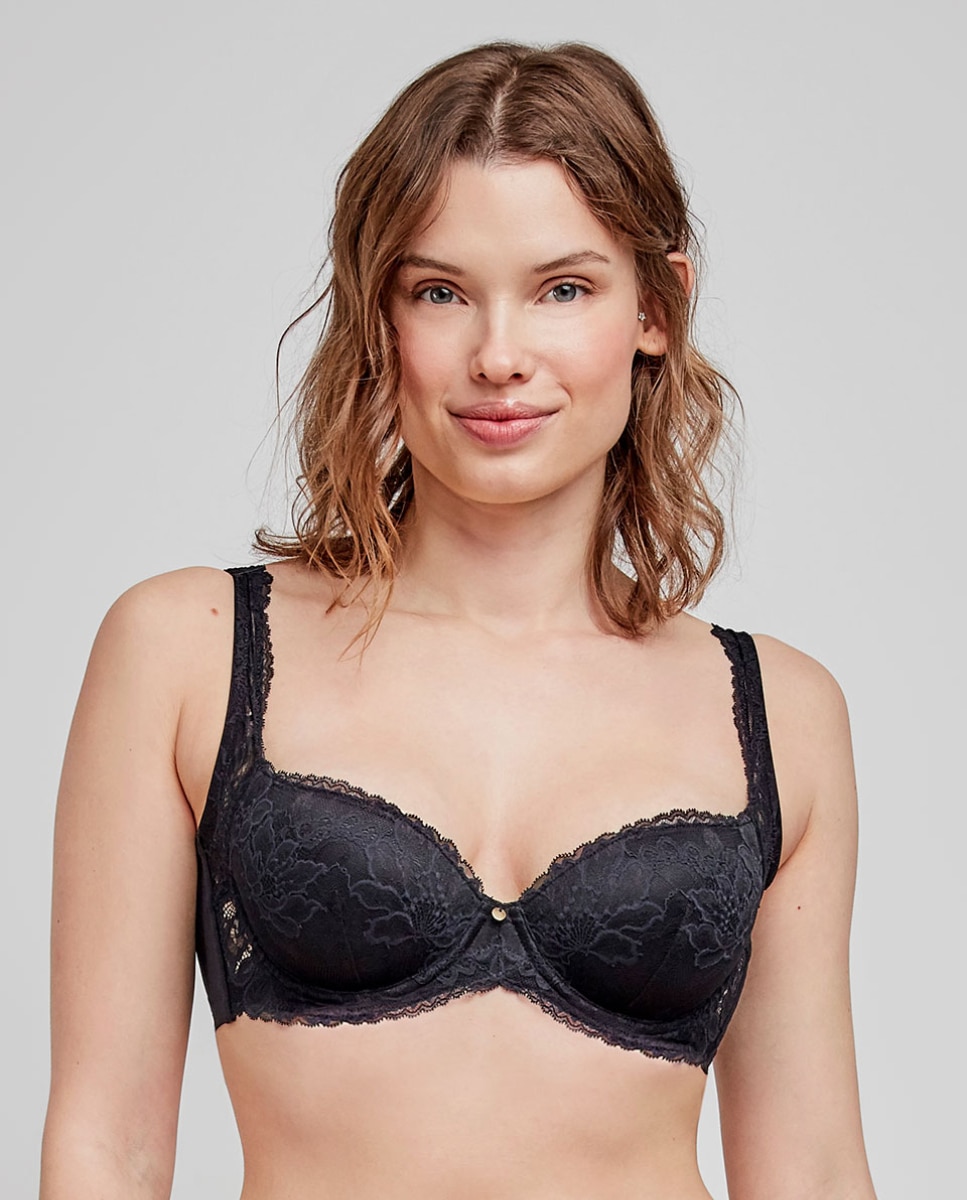 Imagem 0 de Soutien Capacidade com Aro e Foam em Tecido de Renda