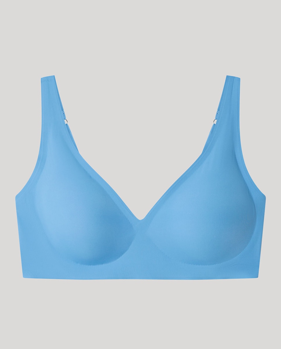 Soutien sem Aro e com Foam Amovível Azul-celeste-5