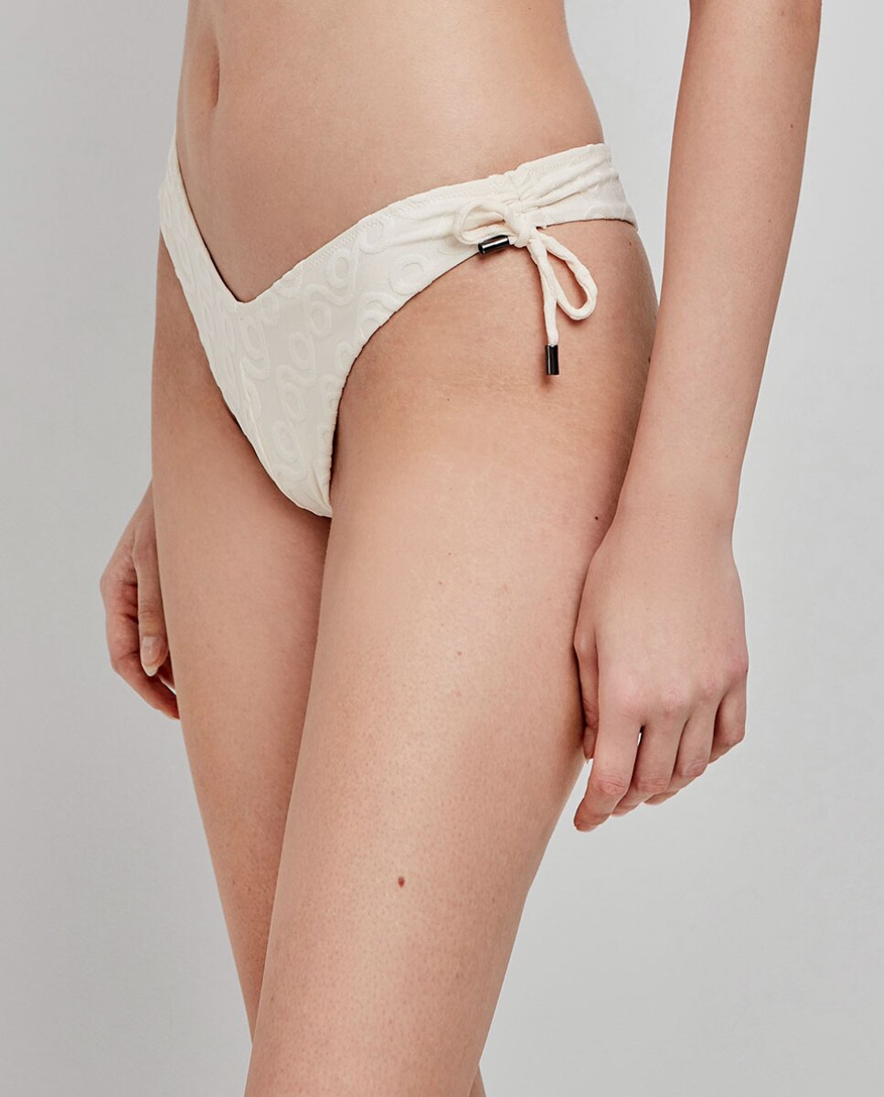 Cueca Biquíni Brasileira Corte em V Cru-2