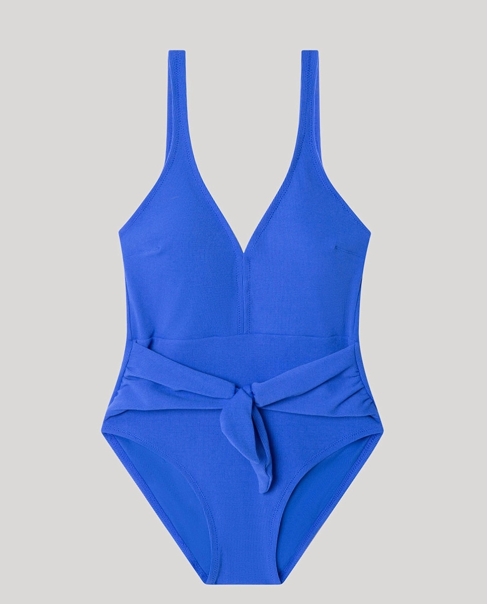 Fato de Banho Shapewear sem Aro e com Foam Azulão-5