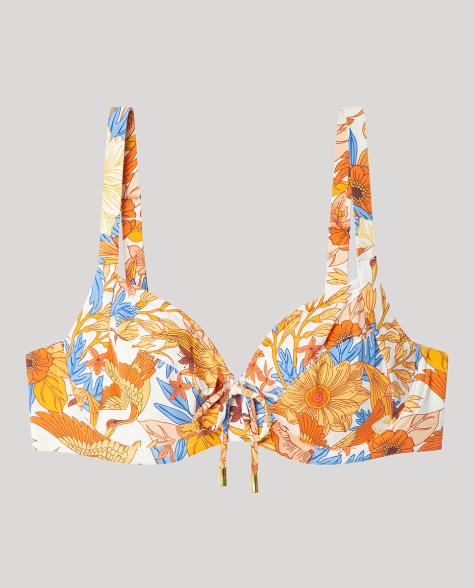 Top Biquíni de Capacidade sem Foam Multicolor-6