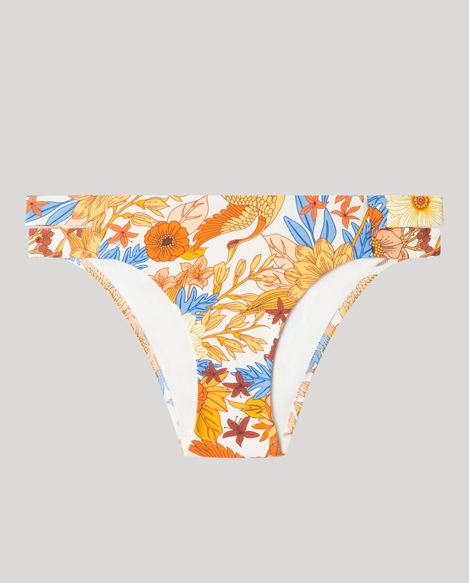 Cueca de Biquíni Clássica Multicolor-4