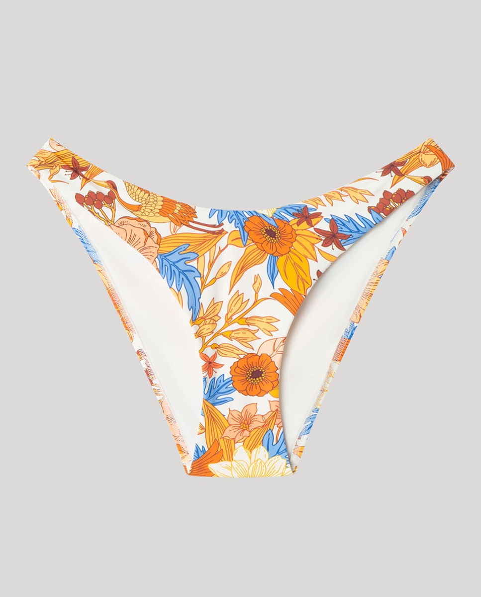 Cueca Biquíni Brasileira Corte em V Multicolor-5