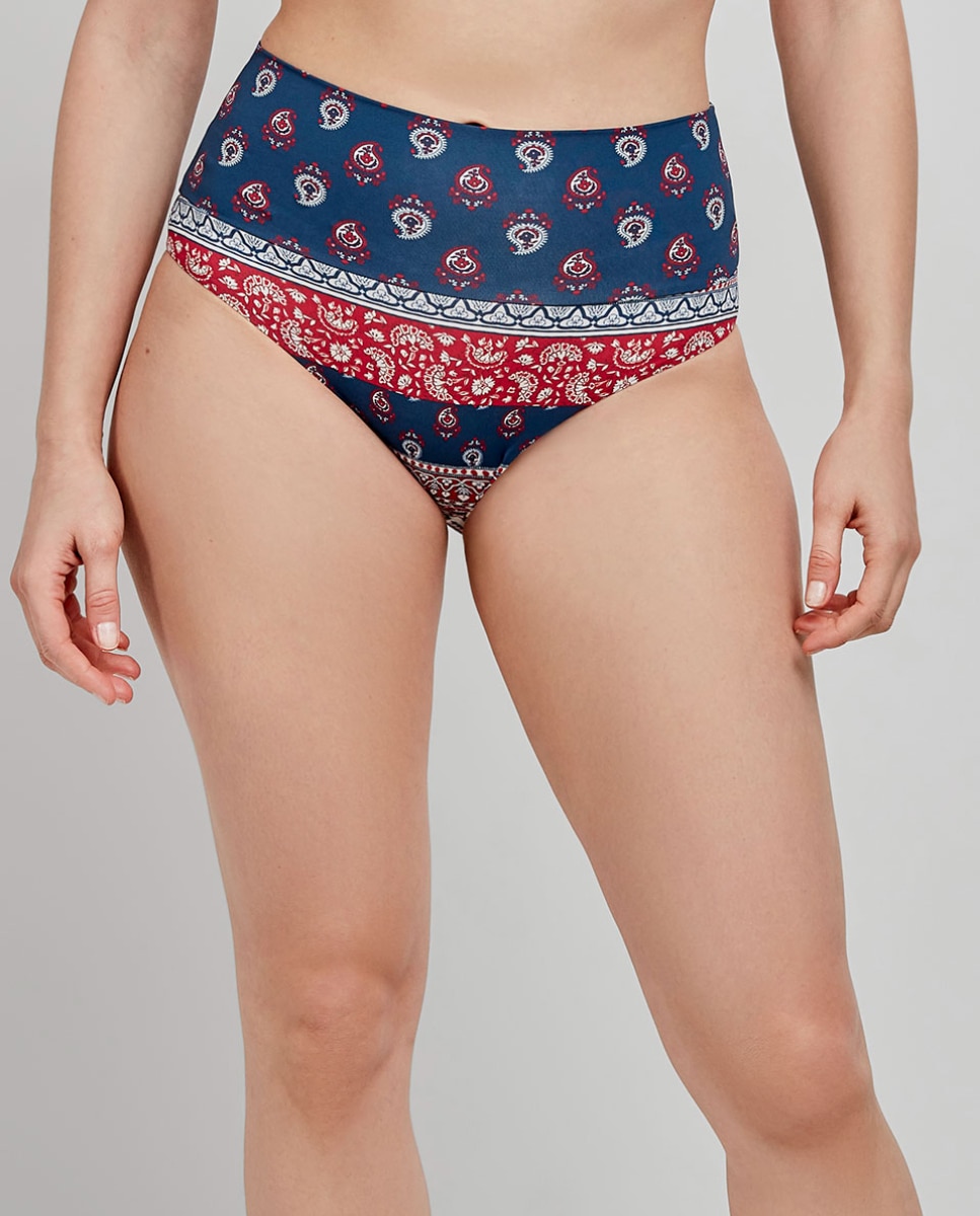 Cueca Biquíni Multiposições Azul-1