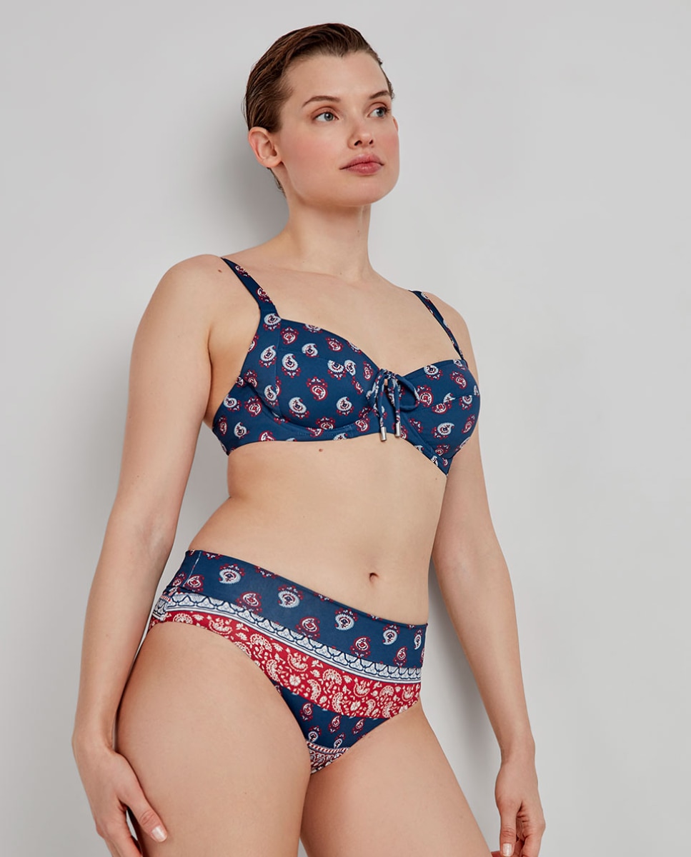 Cueca Biquíni Multiposições Azul-2