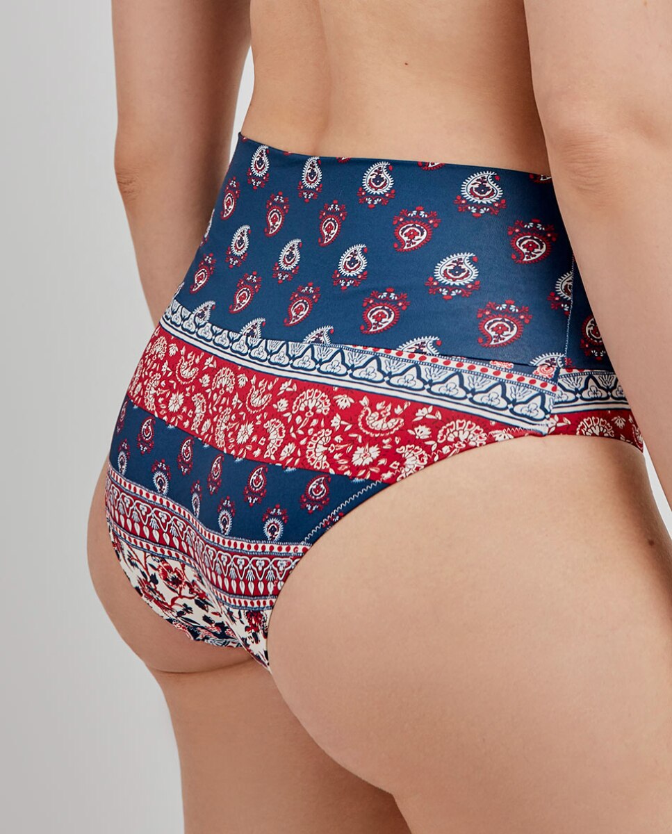 Cueca Biquíni Multiposições Azul-4