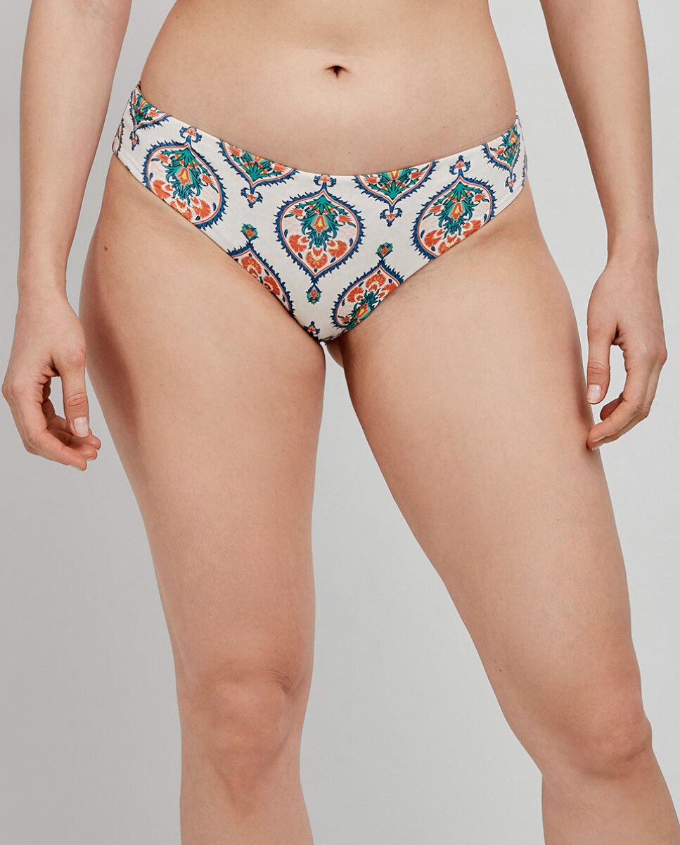Cueca Biquíni Reversível Multicolor-1