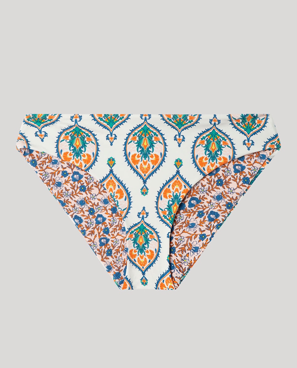 Cueca Biquíni Reversível Multicolor-5