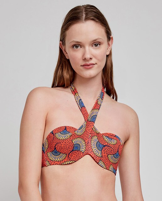 Imagem 0 de Top de Biquíni Bandeau com Aro e Foam