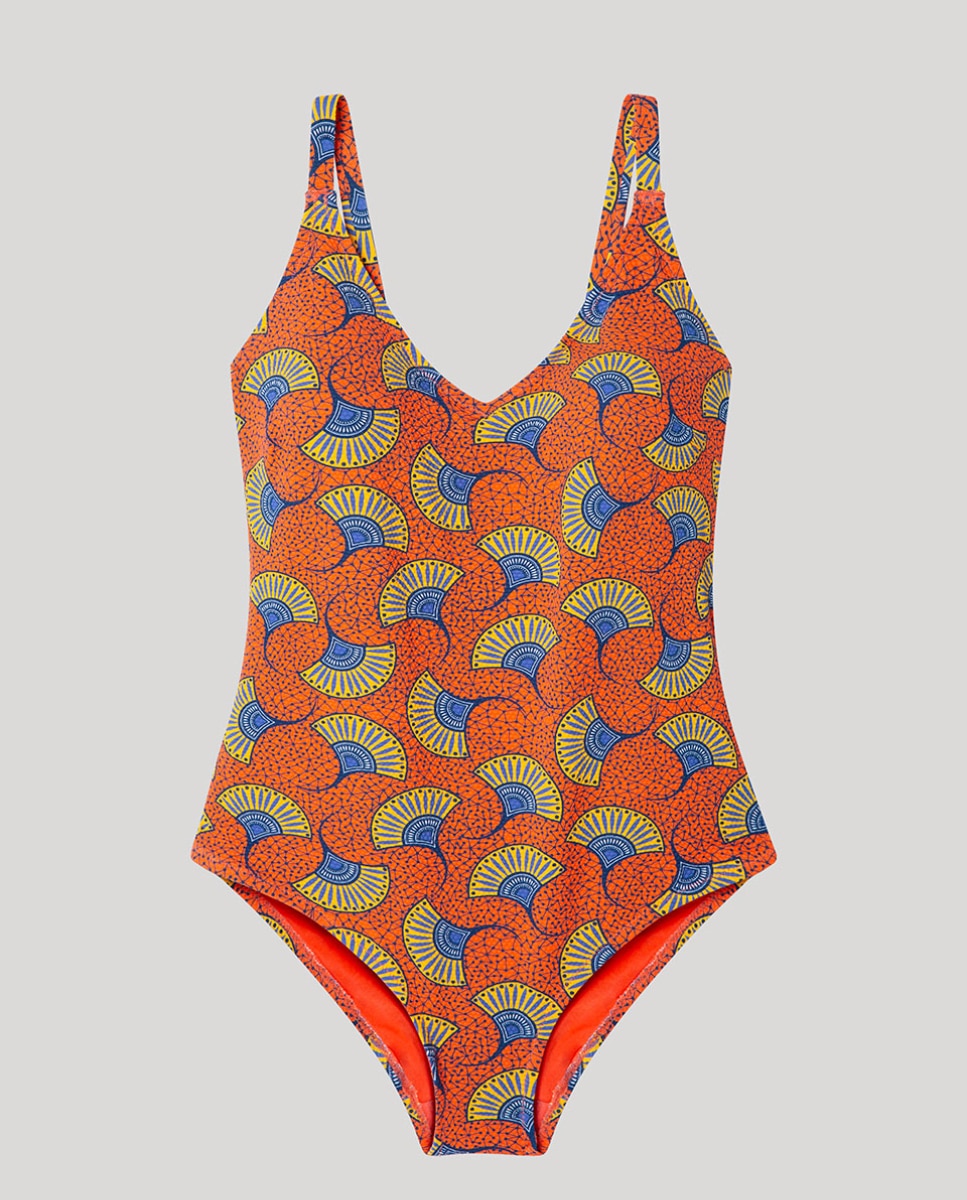 Fato de Banho Plus Size sem Aro Multicolor-5