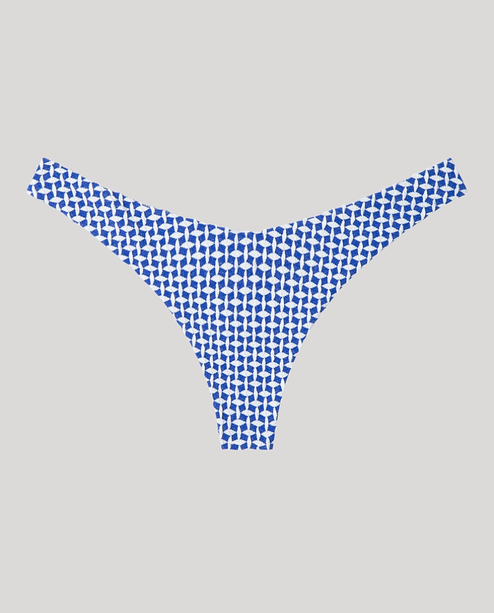 Cueca Biquíni Brasileira Corte em V Multicolor-5