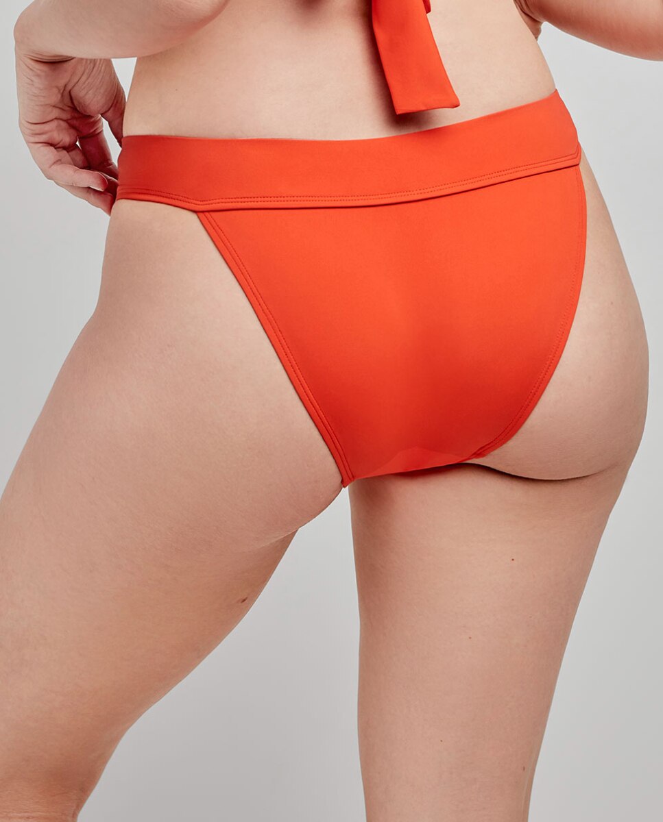 Cueca Biquíni Midi Laranja-forte-4