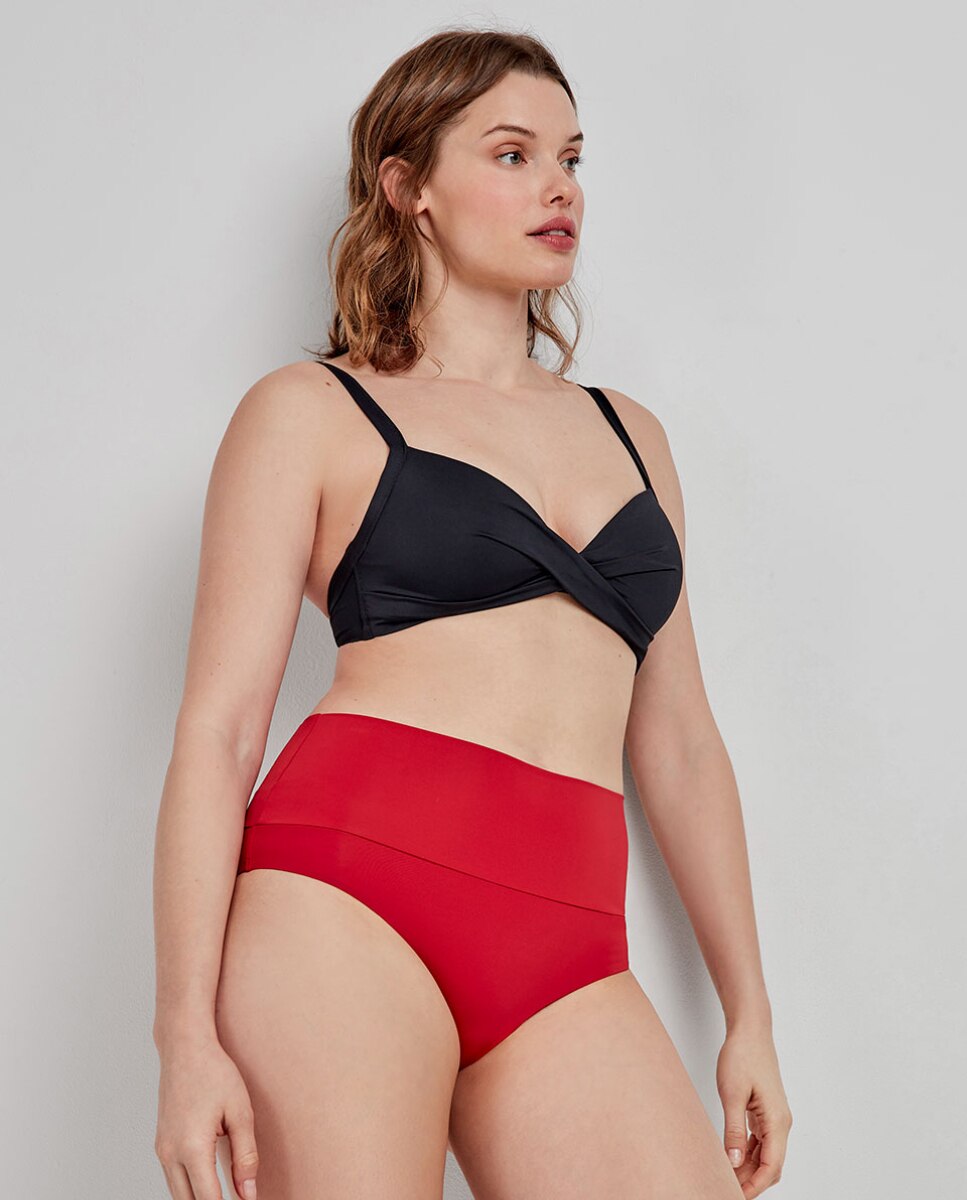 Cueca Biquíni Multiposições Vermelho-3