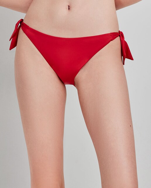 Imagem 0 de Cueca de Biquíni com Laços Ajustáveis em Tecido Liso