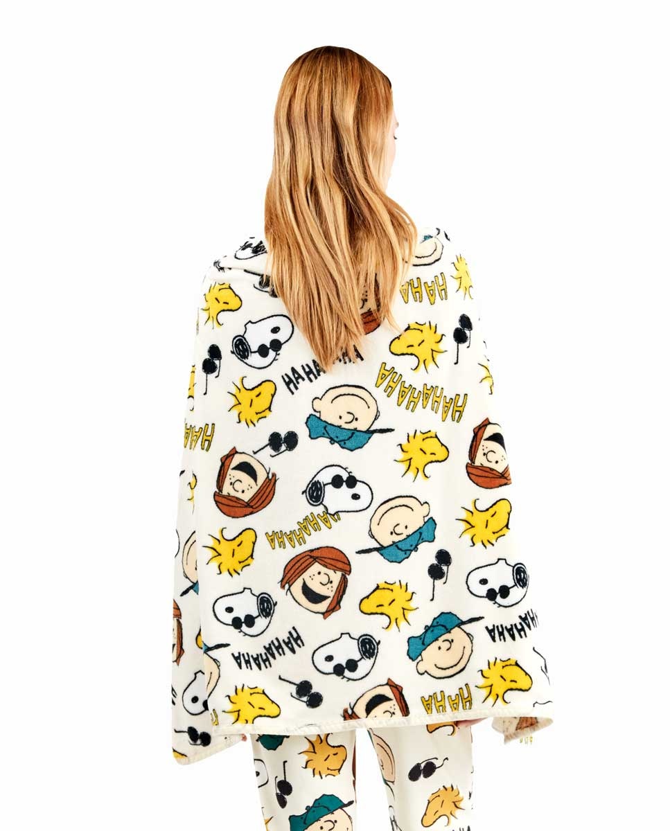 Robe em Tecido Peluche Extrasuave Multicolor-3