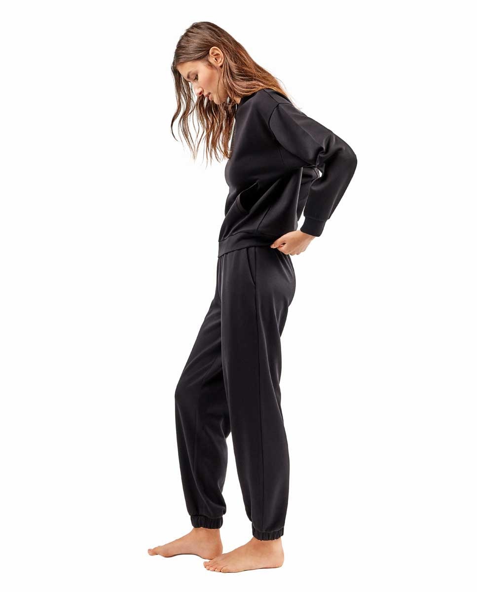 Calças Compridas Soft Touch Preto-2