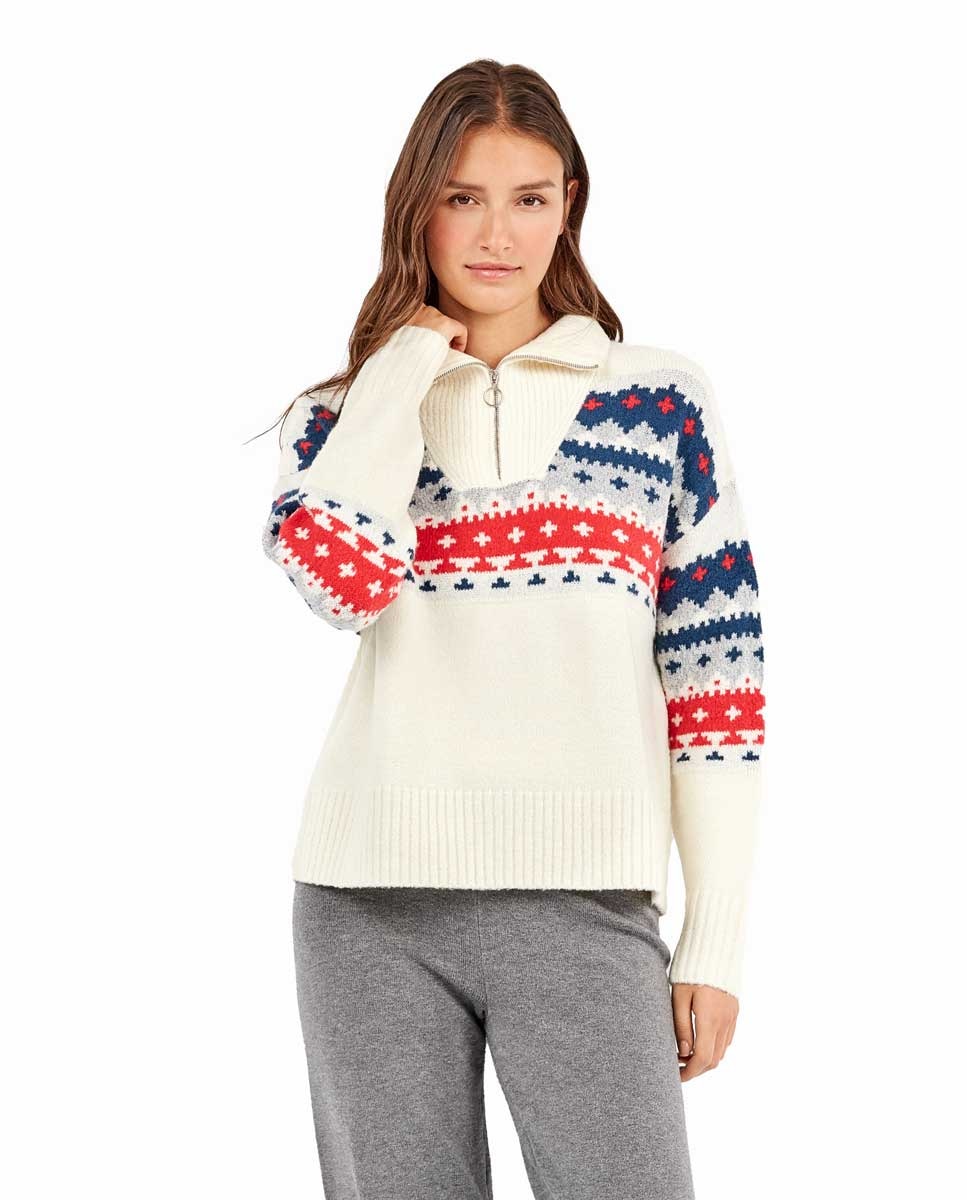 Imagem 0 de Camisola de Malha com Fecho Zip Frontal