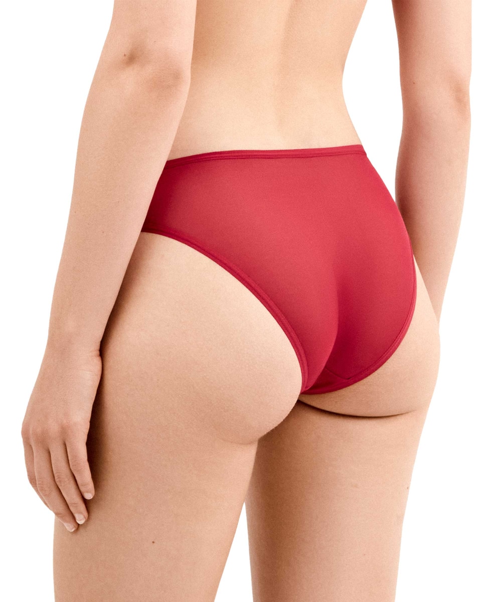 Cueca em Renda com Bordado Desfiado Cereja-4