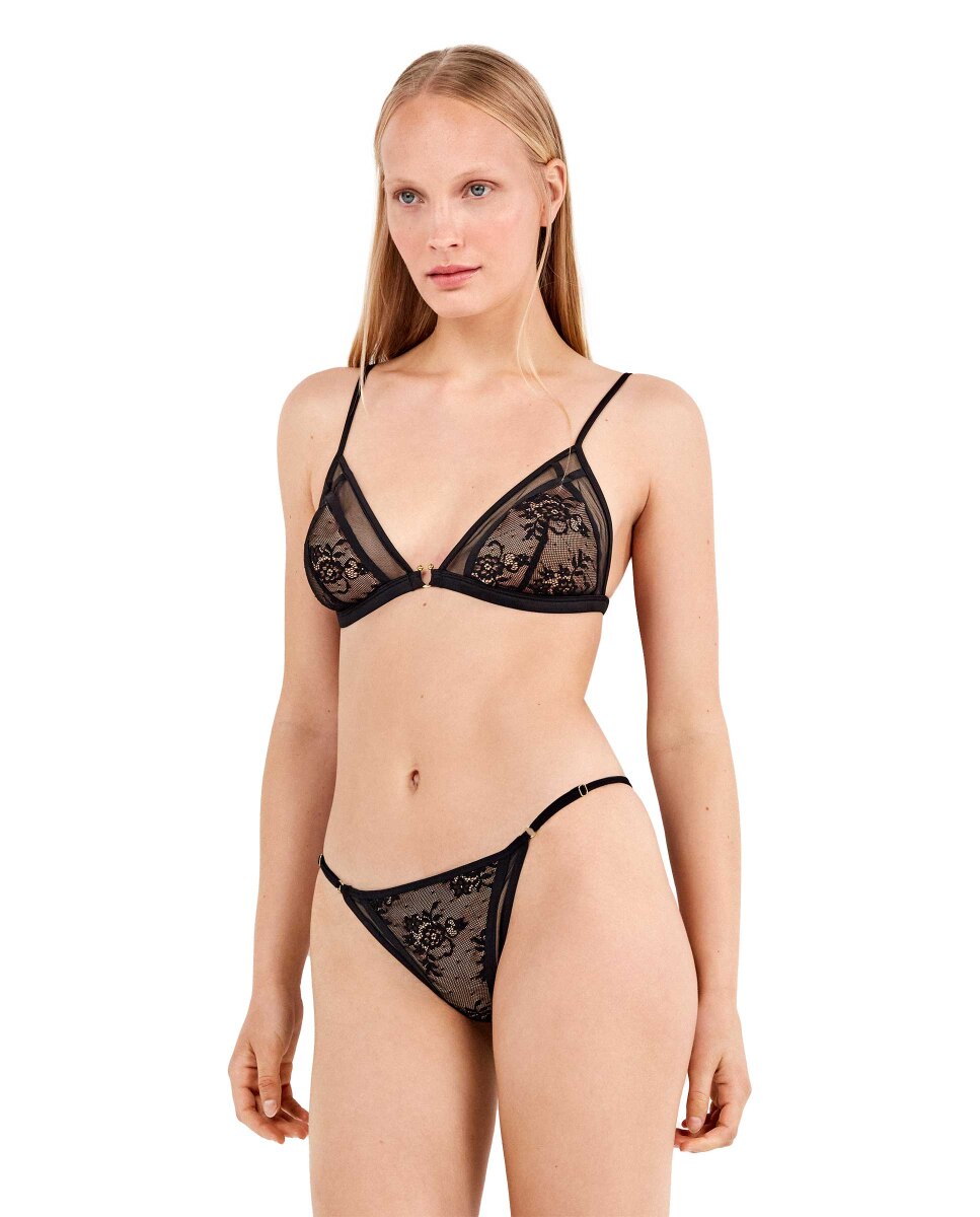 Cueca Brasileira em Renda All-over Preto-3