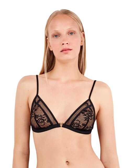 Imagem 0 de Soutien Triangular em Renda All-over