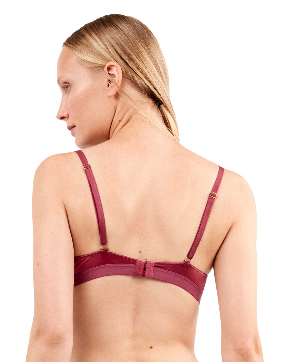 Soutien Capacidade em Tecido de Renda Preto-4