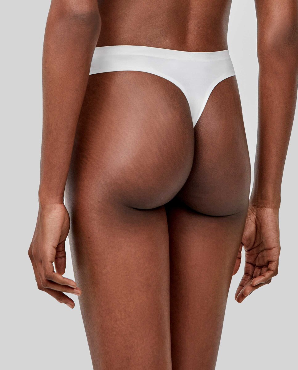 Cueca com Acabamentos Termofusionados Marfim-4
