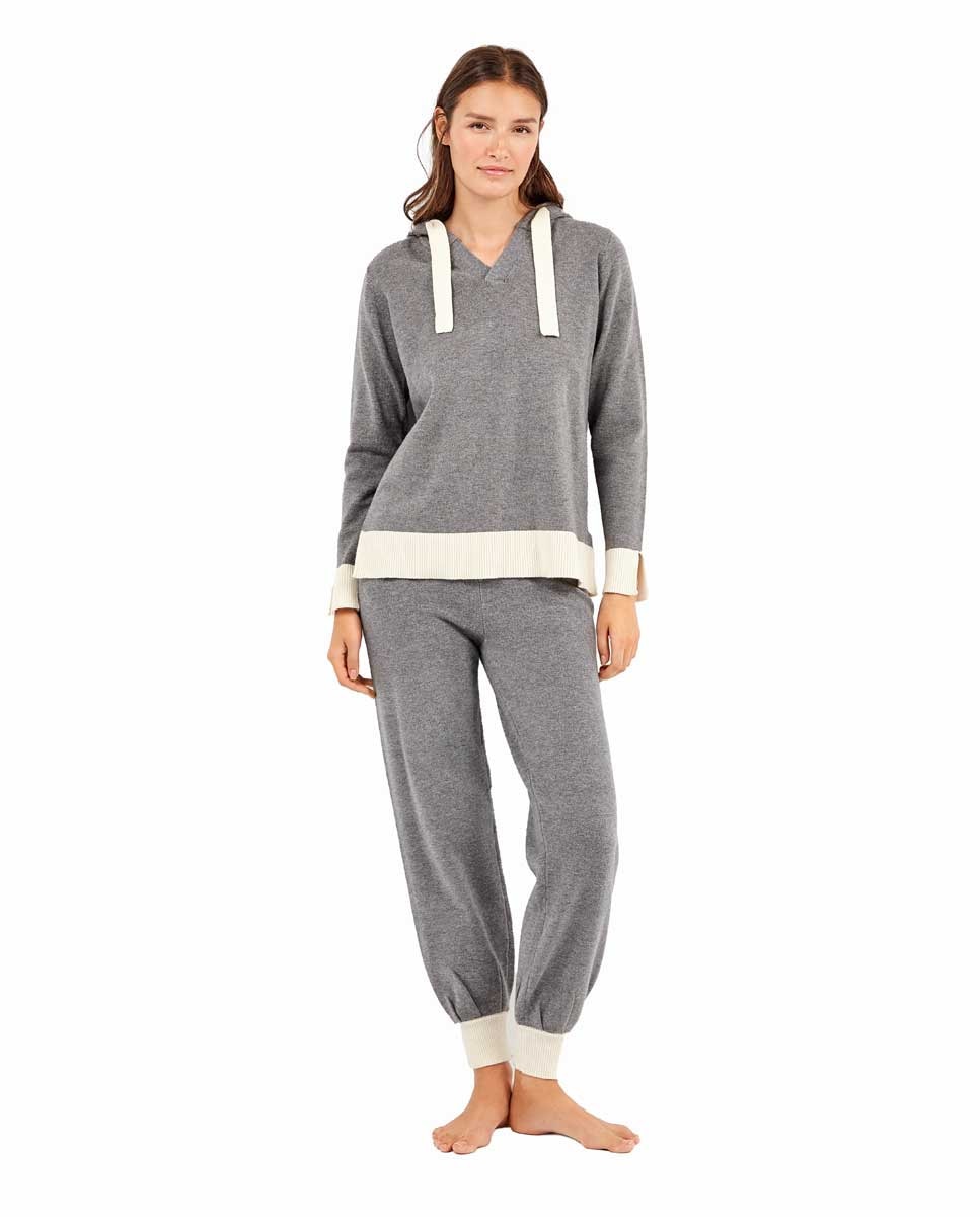 Imagem 0 de Conjunto de Sweatshirt e Calças em Tecido Tricot